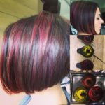 vibrant red hair colour by worthing hairdresser
