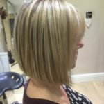 wash and style dry on blonde hair in Worthing salon