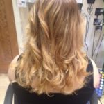 long blonde hair