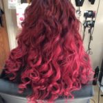 red hair extension from Worthing based hairdresser